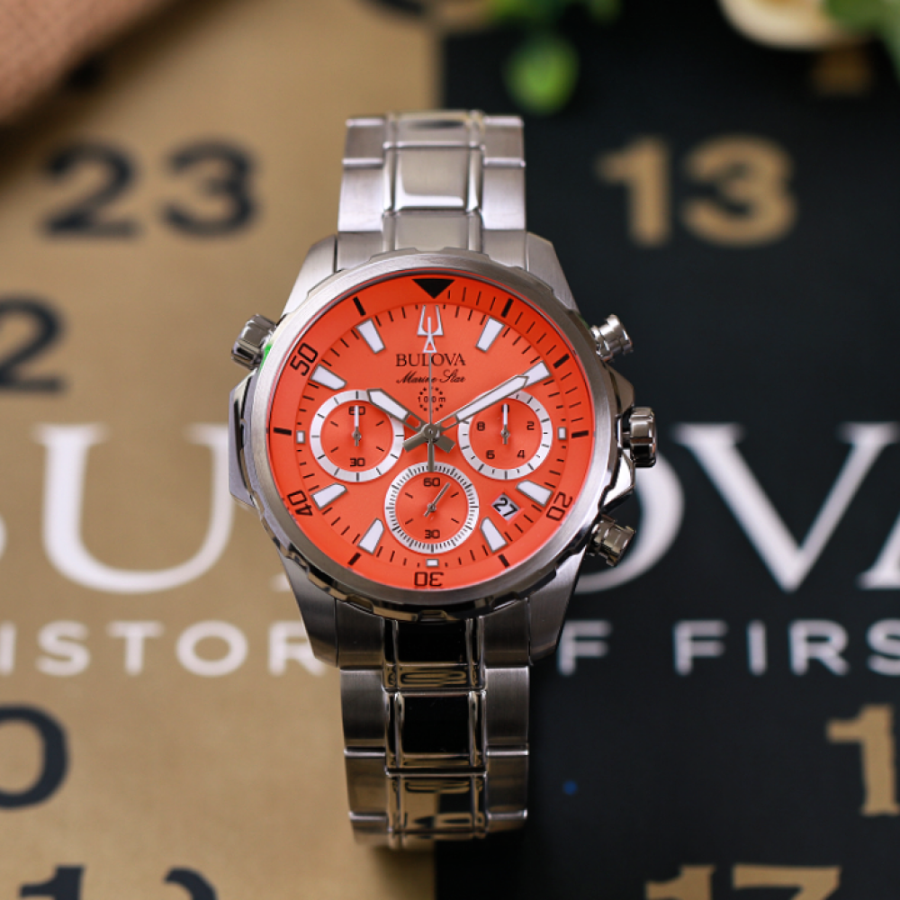 Đồng Hồ Nam Bulova Marine Star Chronograph 96B395 43mm