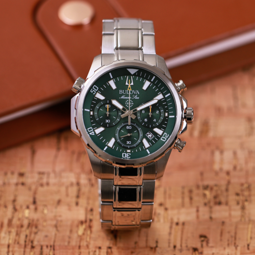 Đồng Hồ Nam Bulova Marine Star Chronograph 96B396 43mm