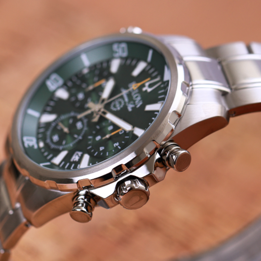 Đồng Hồ Nam Bulova Marine Star Chronograph 96B396 43mm