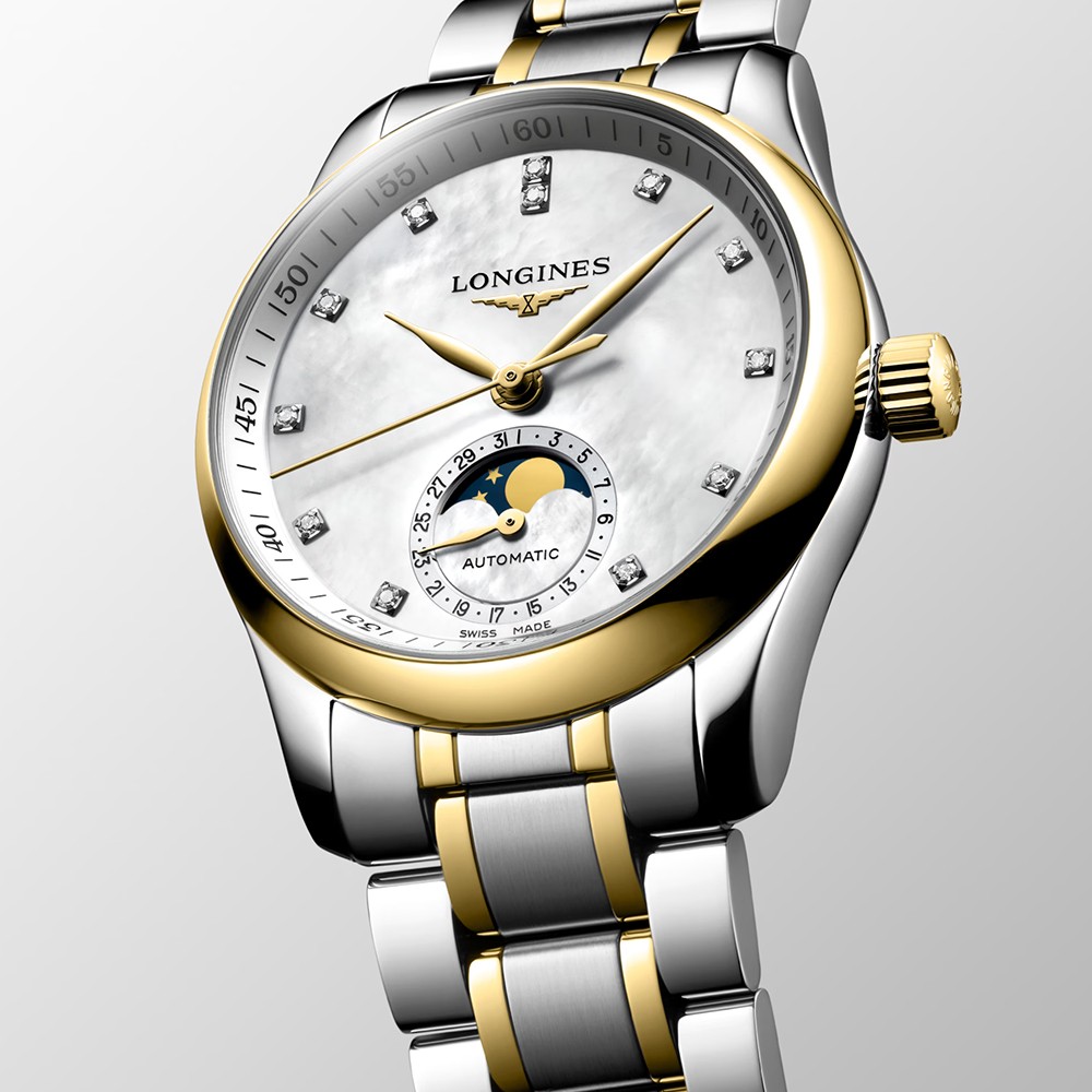 Đồng Hồ Nữ Longines Master Collection Moonphase L2.409.5.87.7 34mm