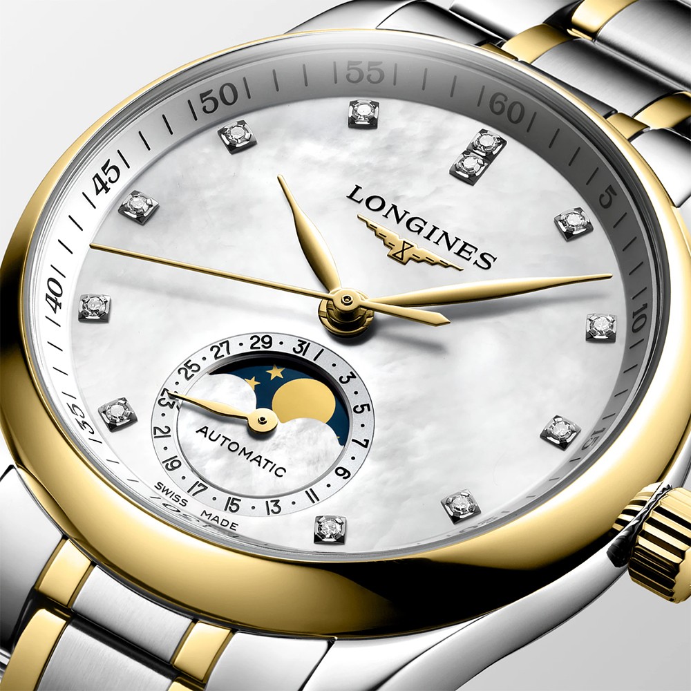 Đồng Hồ Nữ Longines Master Collection Moonphase L2.409.5.87.7 34mm