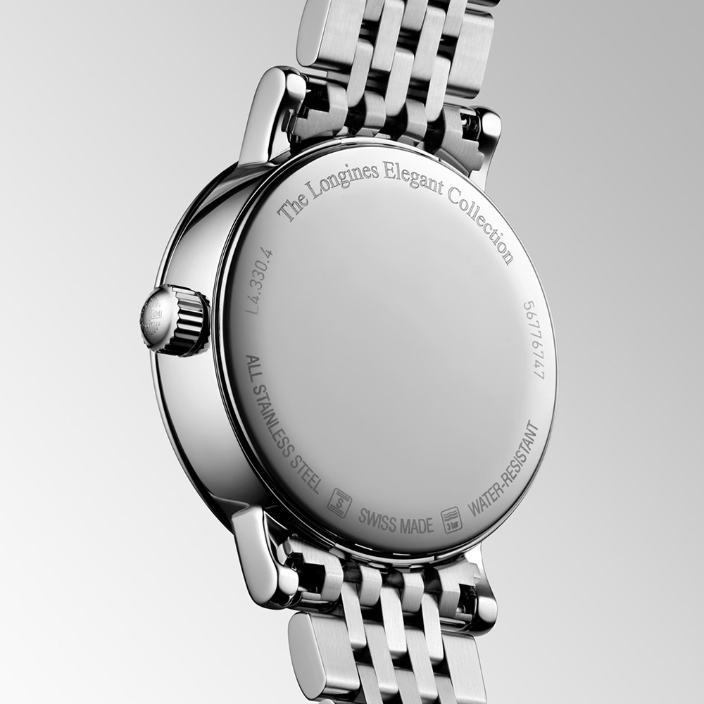 Đồng Hồ Nữ Longines Elegant Collection Moonphase L4.330.4.87.6 30mm