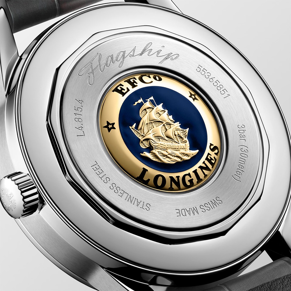 Đồng Hồ Nam Longines Flagship Heritage Moonphase L4.815.4.72.2 38.5mm