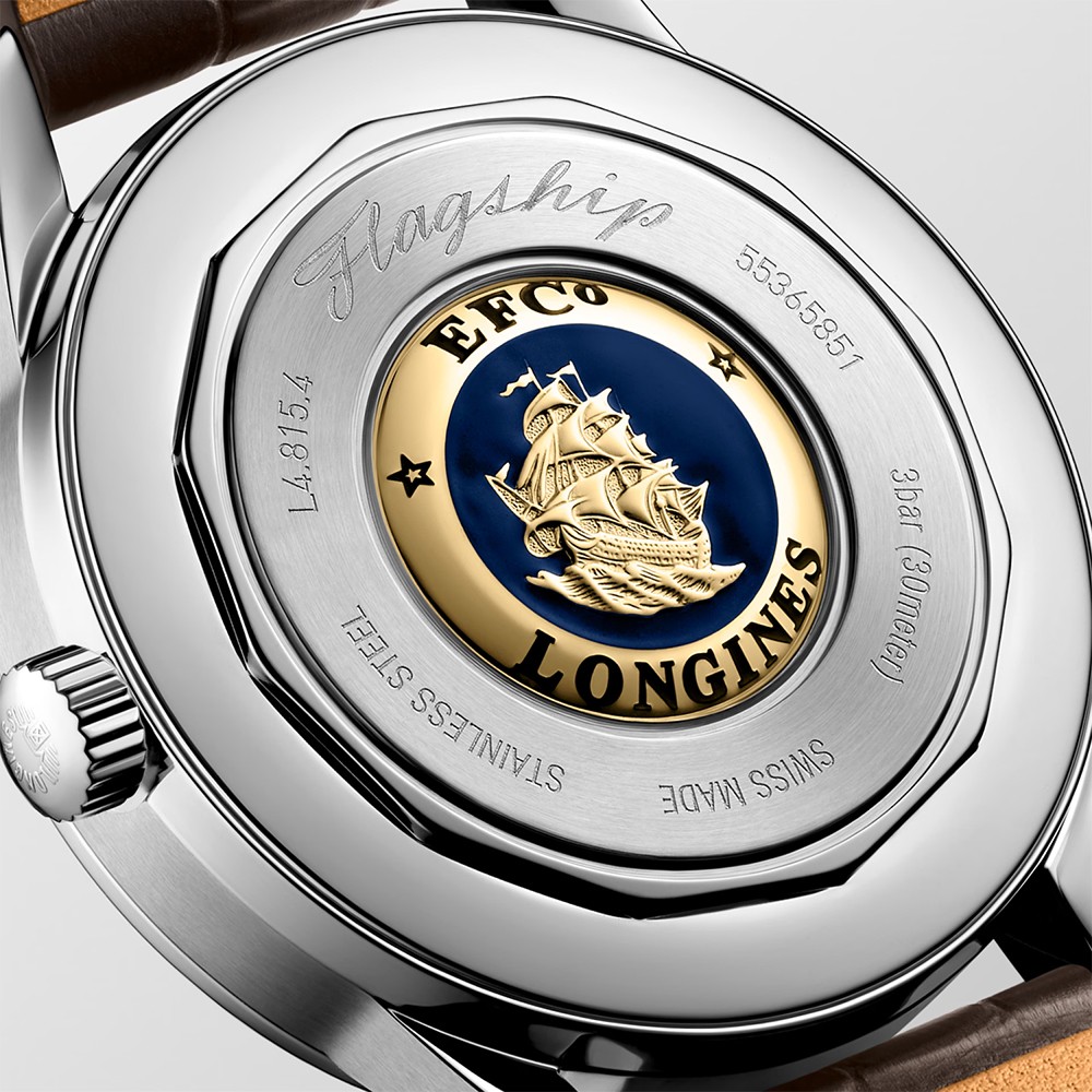 Đồng Hồ Nam Longines Flagship Heritage Moonphase L4.815.4.78.2 38.5mm