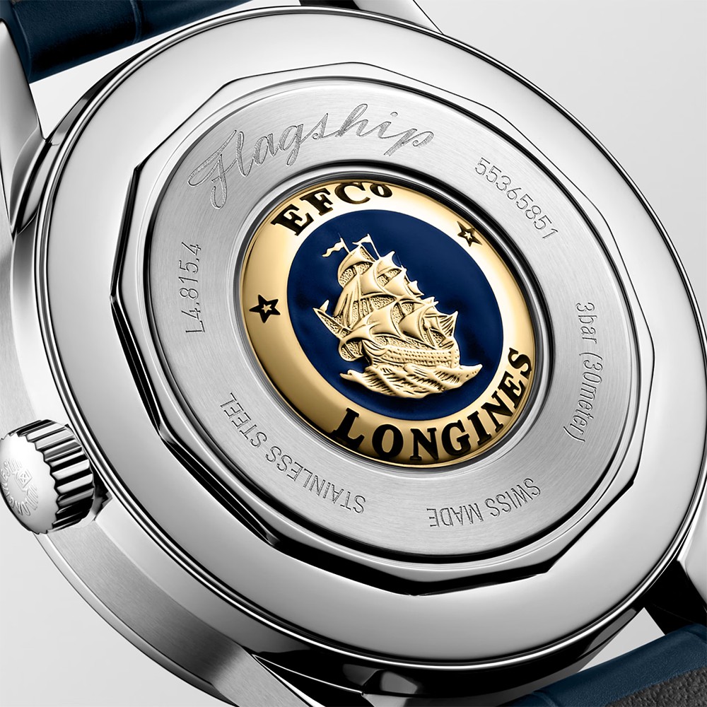 Đồng Hồ Nam Longines Flagship Heritage Moonphase L4.815.4.92.2 38.5mm