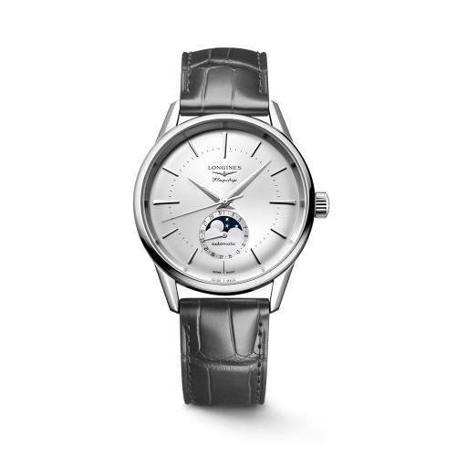 Đồng Hồ Nam Longines Flagship Heritage Moonphase L4.815.4.72.2 38.5mm