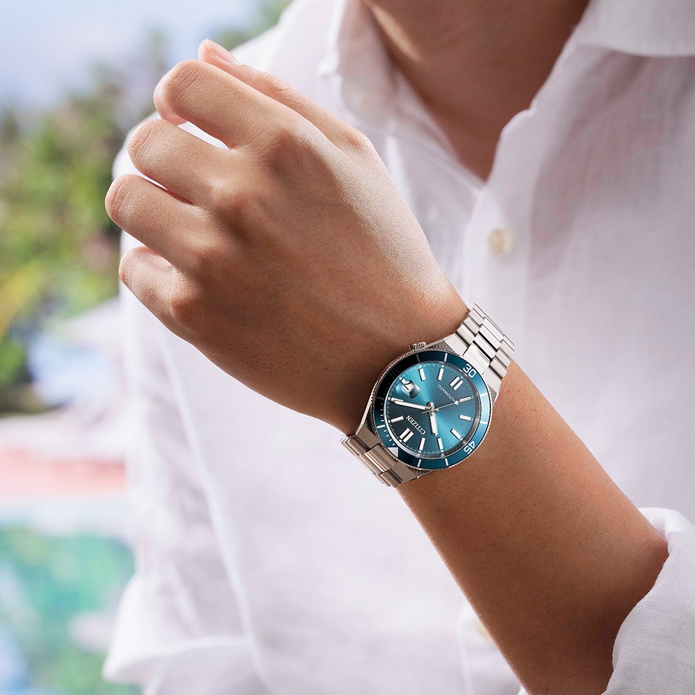 Đồng Hồ Nam Citizen Tsuyosa Shore Mechanical NJ0231-56L 40mm