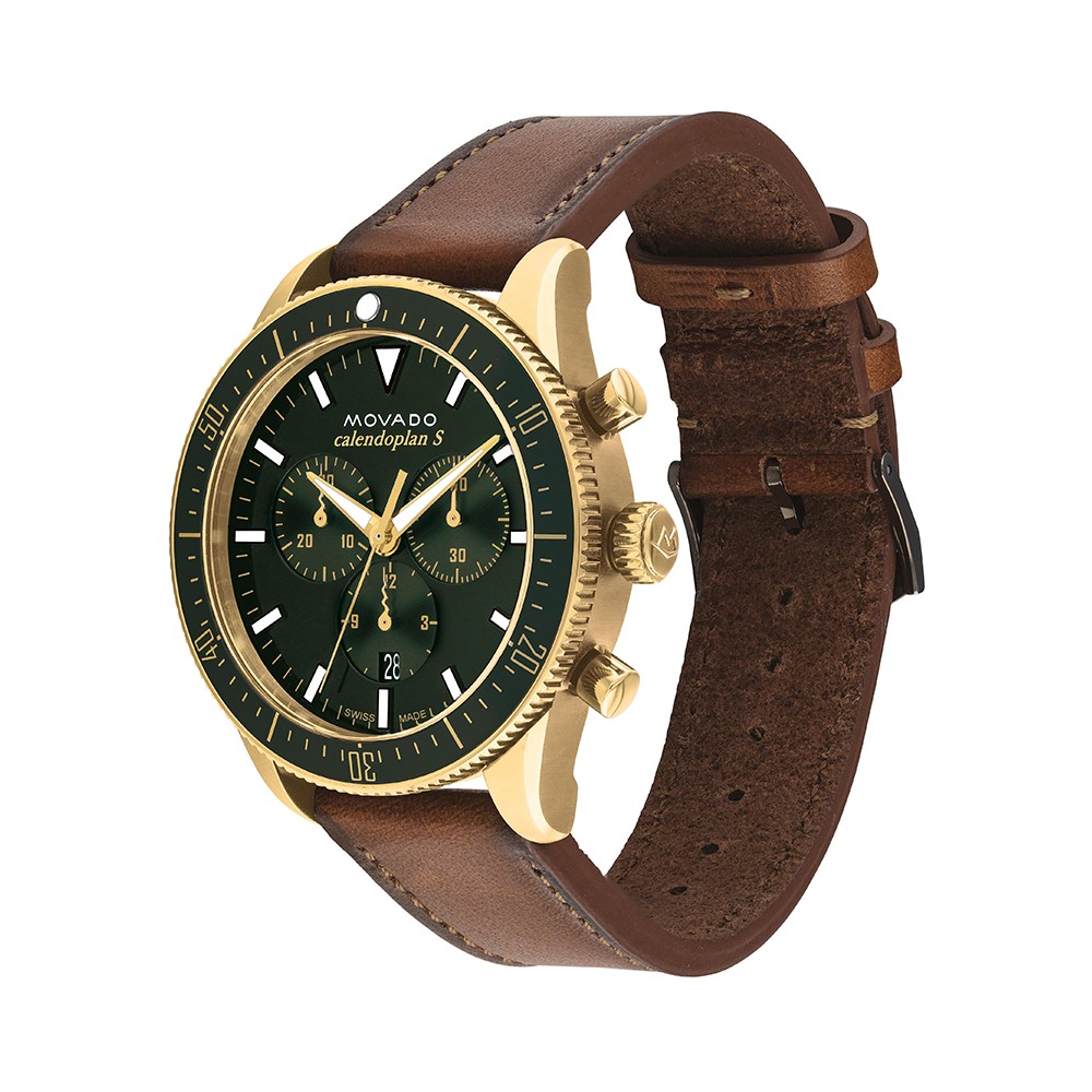 Đồng Hồ Nam Movado Heritage Calendoplan S Chronograph 3650122 42mm