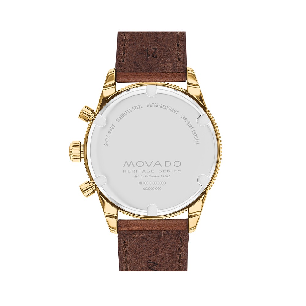 Đồng Hồ Nam Movado Heritage Calendoplan S Chronograph 3650122 42mm