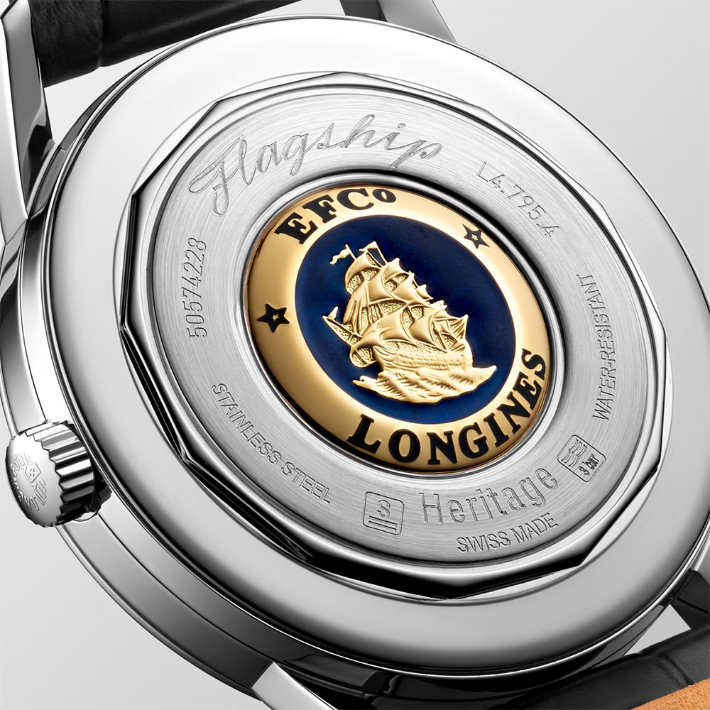 Đồng Hồ Nam Longines Flagship Heritage L4.795.4.78.2 38.5mm