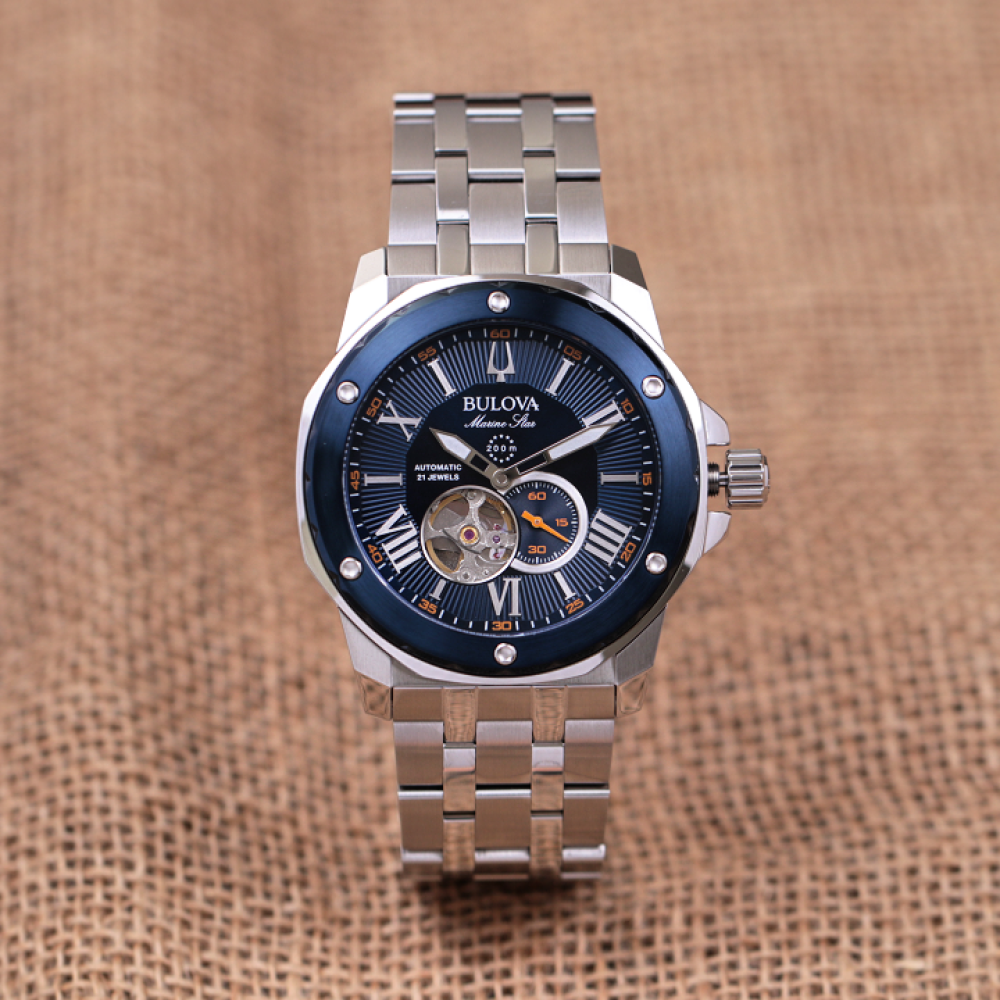Đồng Hồ Nam Bulova Marine Star Automatic 98A302 45mm
