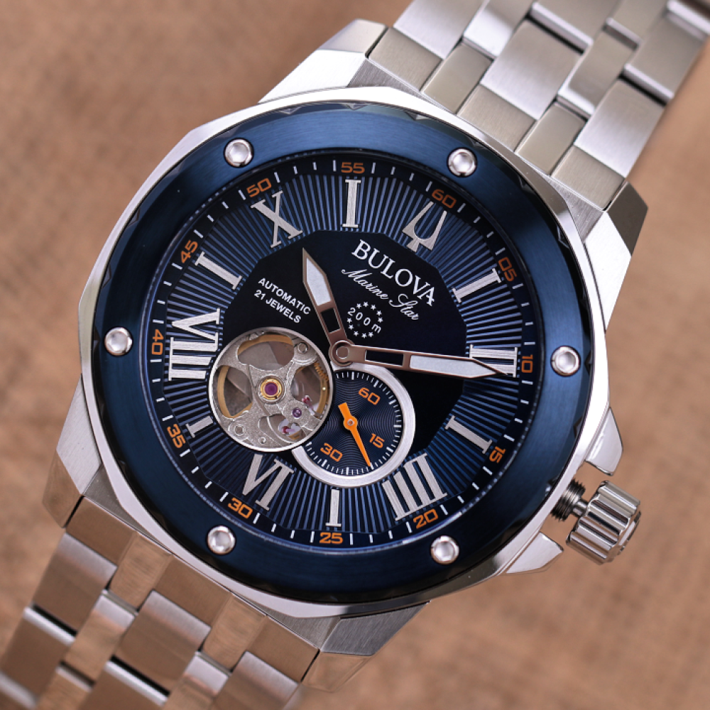 Đồng Hồ Nam Bulova Marine Star Automatic 98A302 45mm