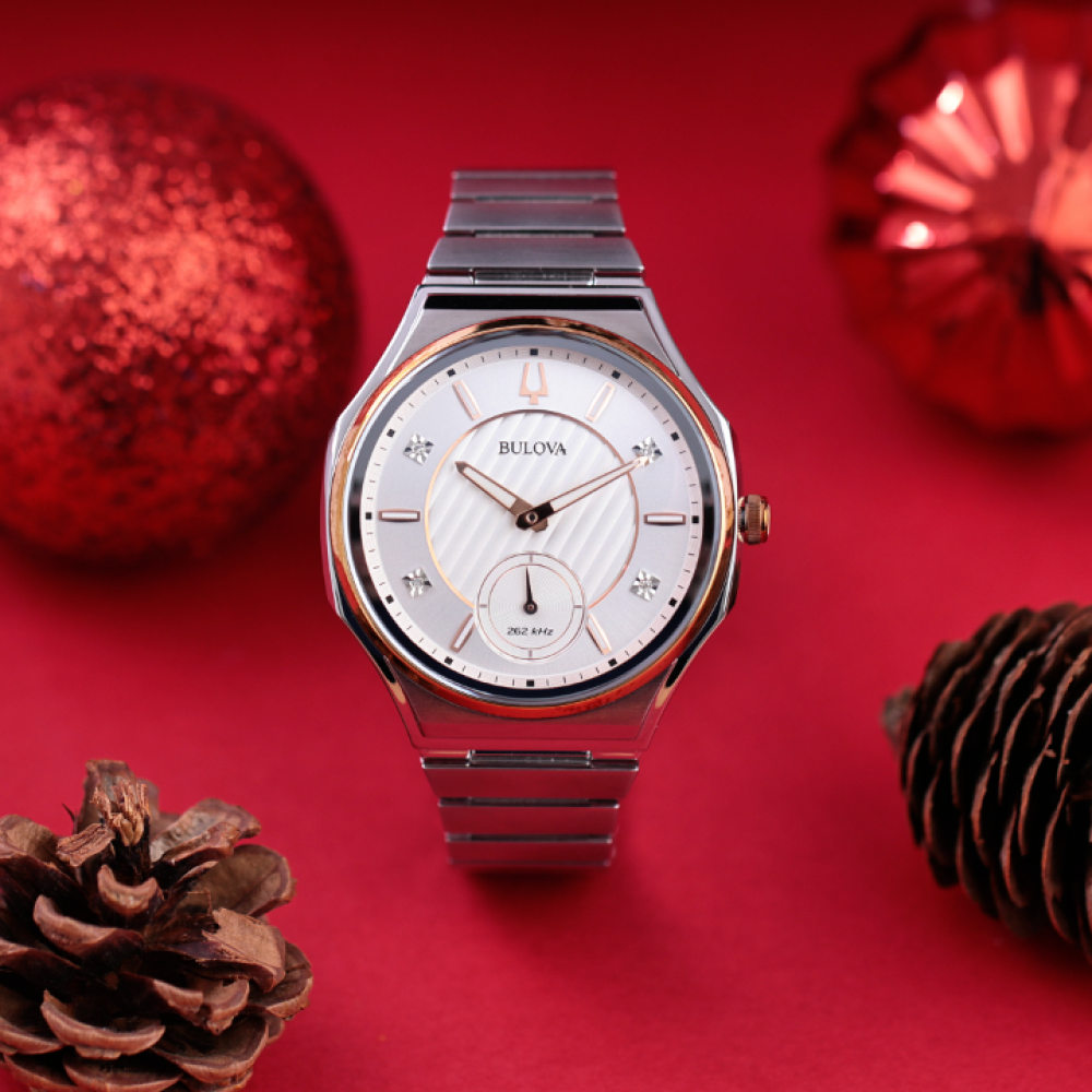 Đồng Hồ Nữ Bulova Curv 98P182 40.5mm
