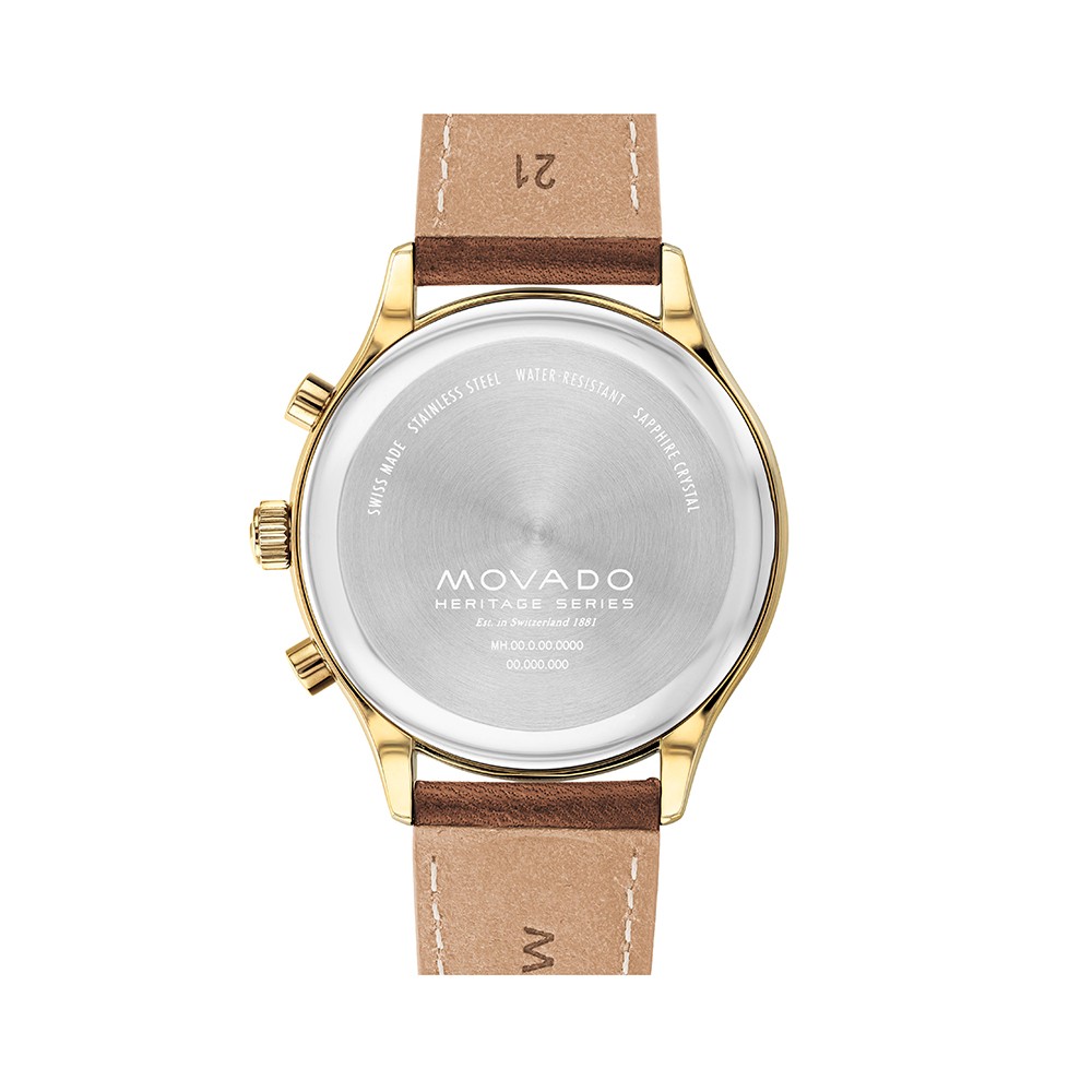 Đồng Hồ Nam Movado Heritage Calendoplan Chronograph 3650148 43mm