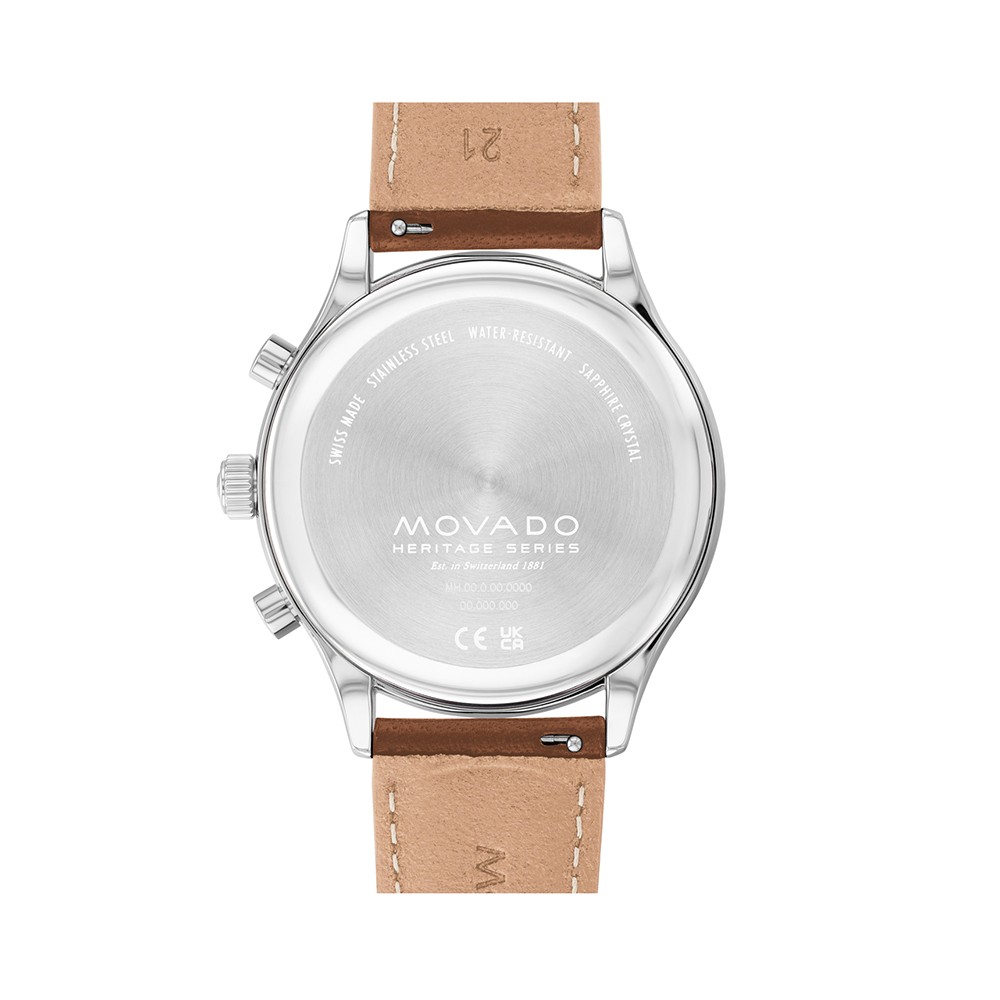Đồng Hồ Nam Movado Heritage Calendoplan Chronograph 3650161 43mm
