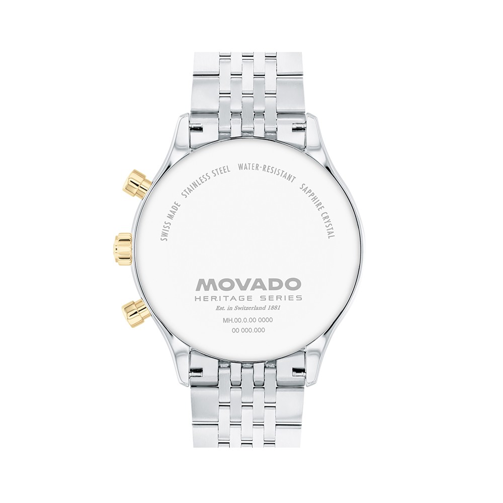 Đồng Hồ Nam Movado Heritage Calendoplan Chronograph 3650211 43mm