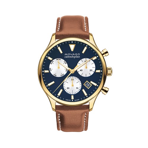 Đồng Hồ Nam Movado Heritage Calendoplan Chronograph 3650148 43mm