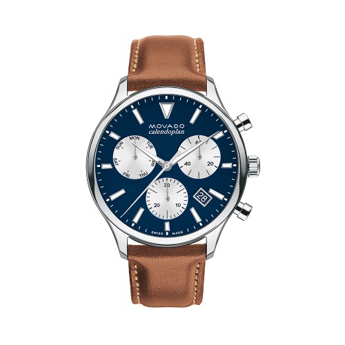 Đồng Hồ Nam Movado Heritage Calendoplan Chronograph 3650161 43mm