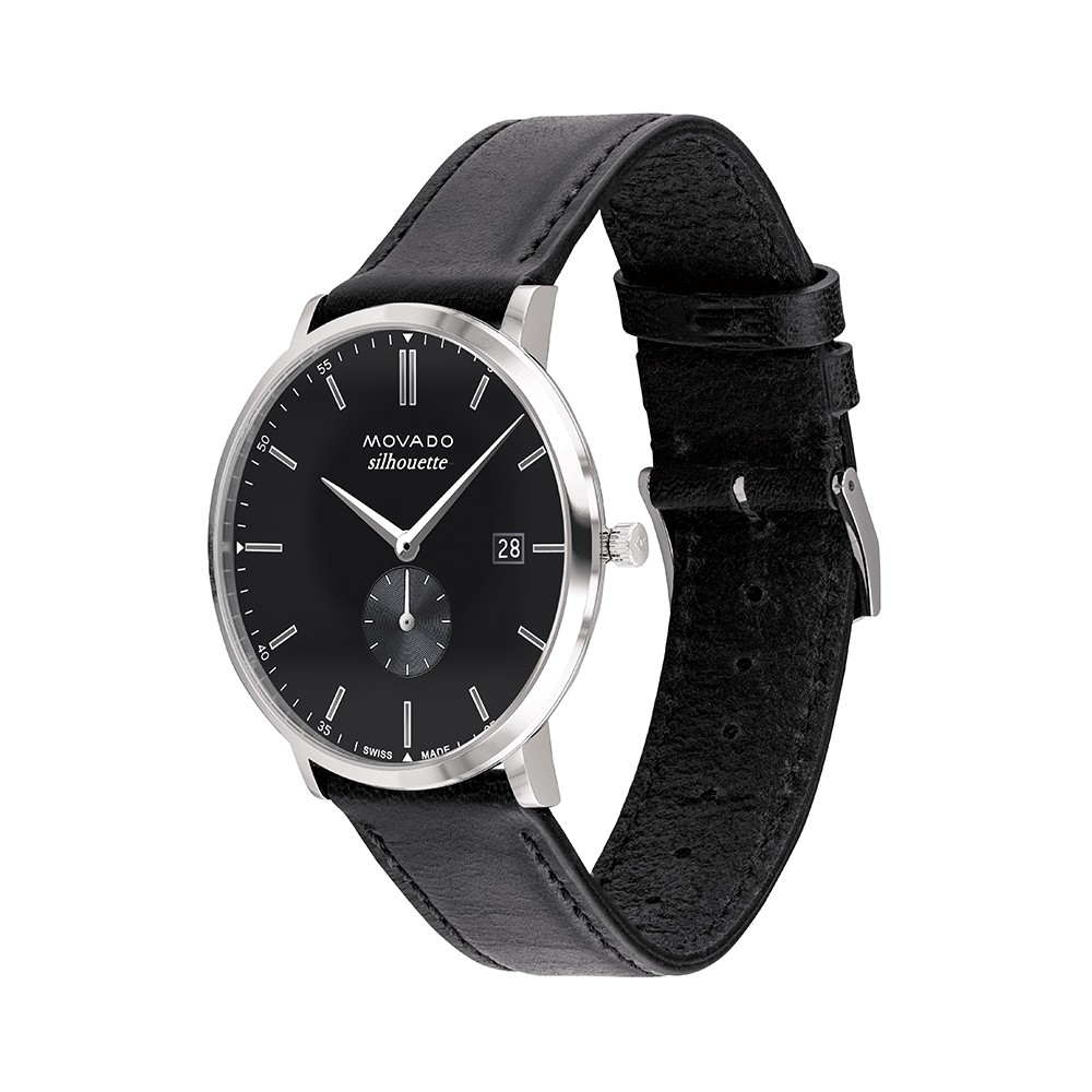 Đồng Hồ Nam Movado Heritage Silhouette 3650130 40mm