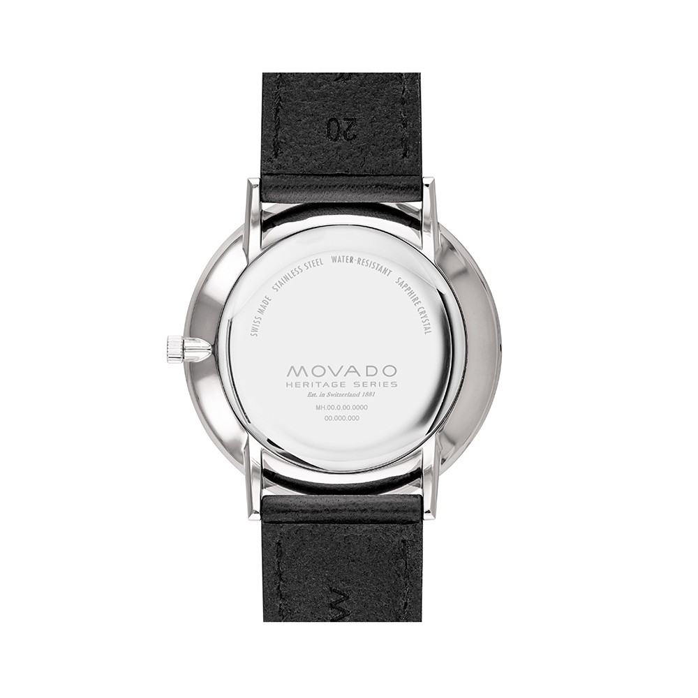 Đồng Hồ Nam Movado Heritage Silhouette 3650130 40mm