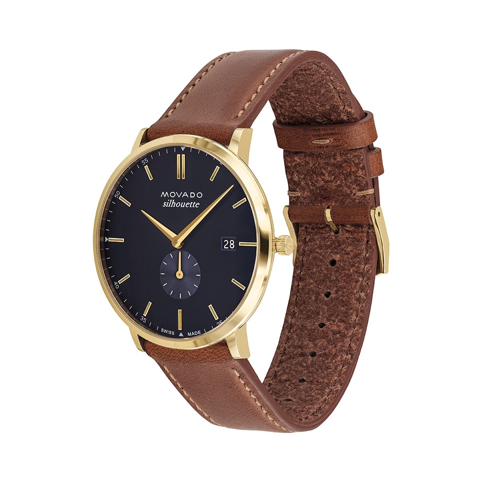 Đồng Hồ Nam Movado Heritage Silhouette 3650131 40mm