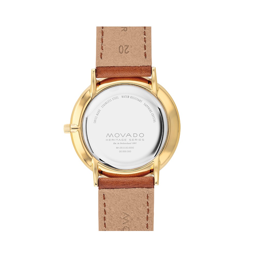 Đồng Hồ Nam Movado Heritage Silhouette 3650154 40mm