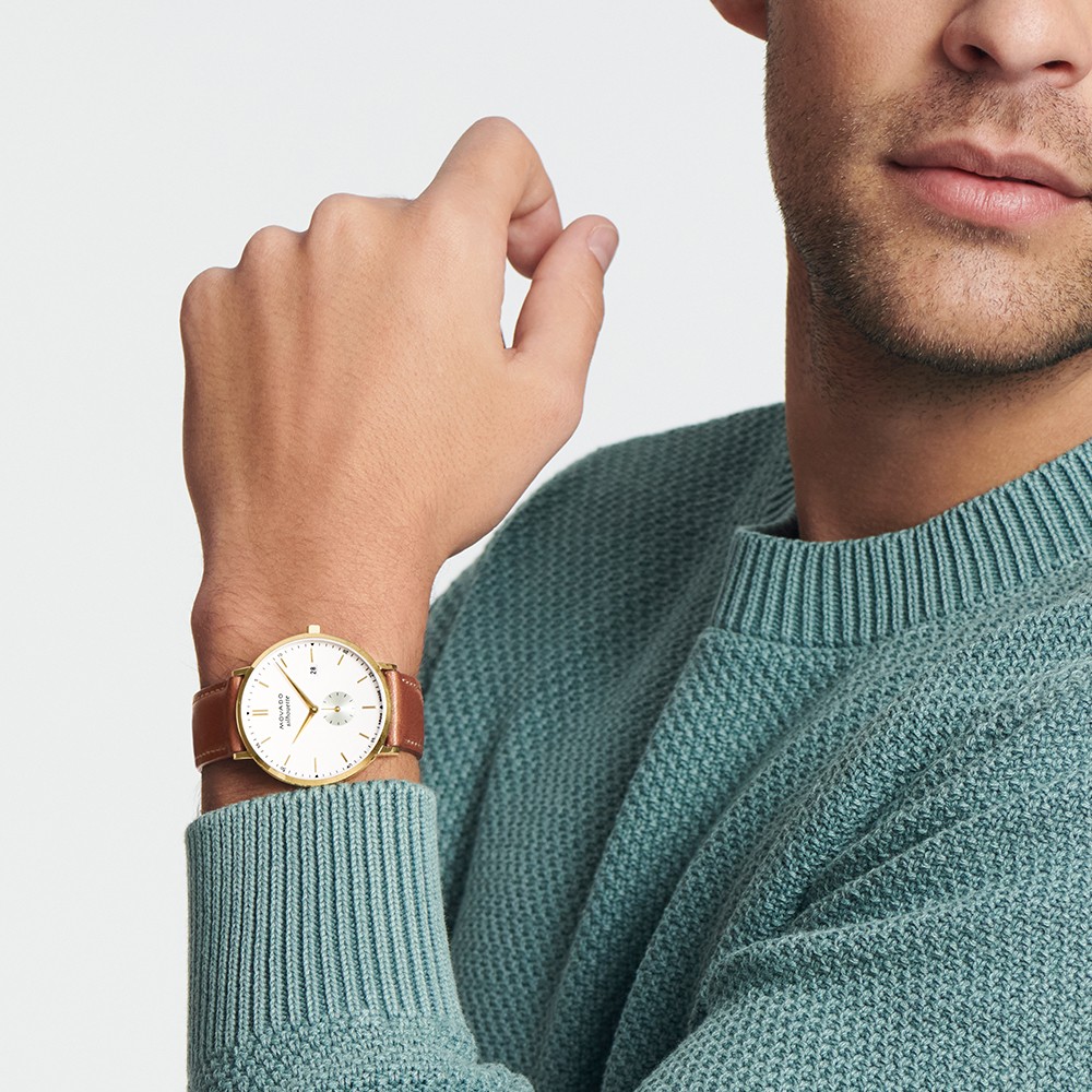 Đồng Hồ Nam Movado Heritage Silhouette 3650154 40mm