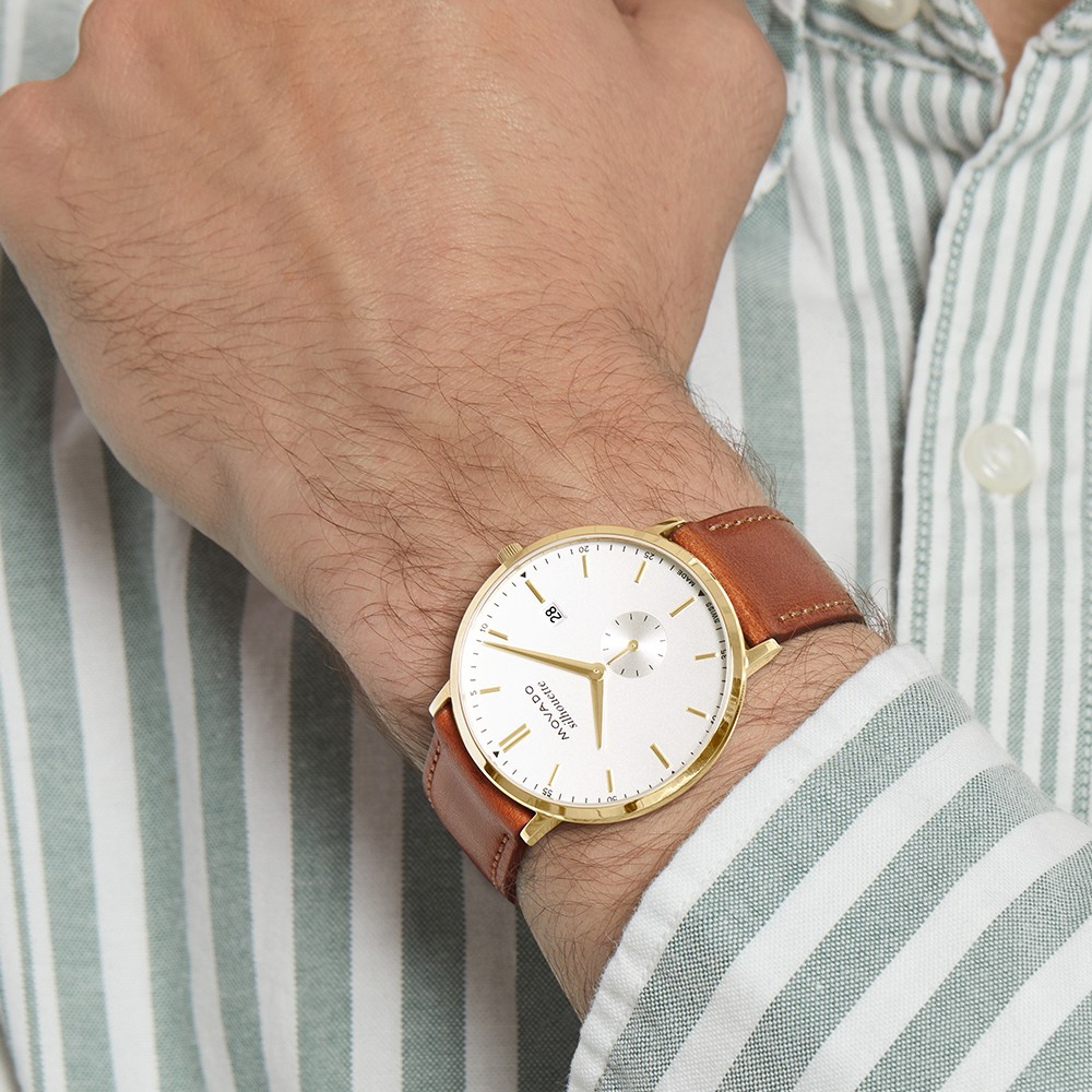 Đồng Hồ Nam Movado Heritage Silhouette 3650154 40mm