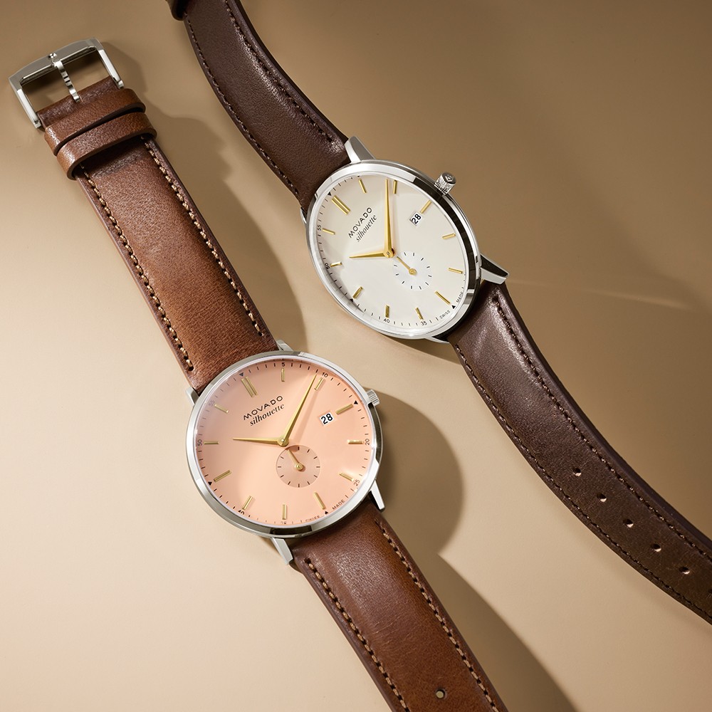 Đồng Hồ Nam Movado Heritage Silhouette 3650187 40mm