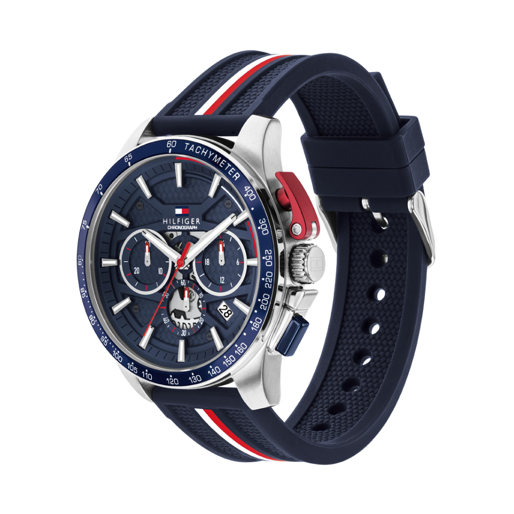 Đồng Hồ Nam Tommy Hilfiger Bank Skeleton Chronograph 1792292 44mm