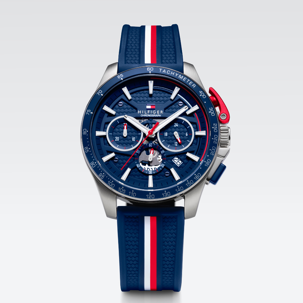 Đồng Hồ Nam Tommy Hilfiger Bank Skeleton Chronograph 1792292 44mm