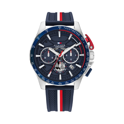 Đồng Hồ Nam Tommy Hilfiger Bank Skeleton Chronograph 1792292 44mm
