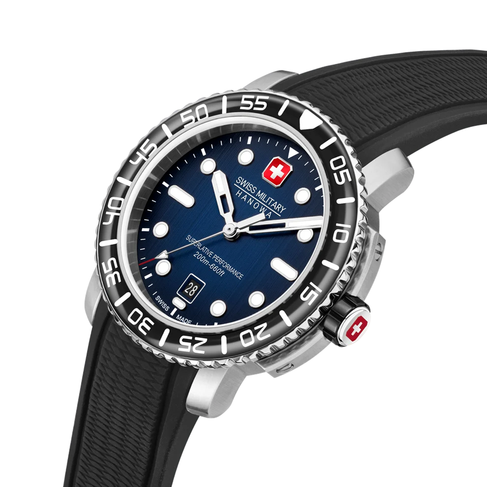 Đồng hồ nam Swiss Military Hanowa BLACK MARLIN SMWGN0001706 44mm