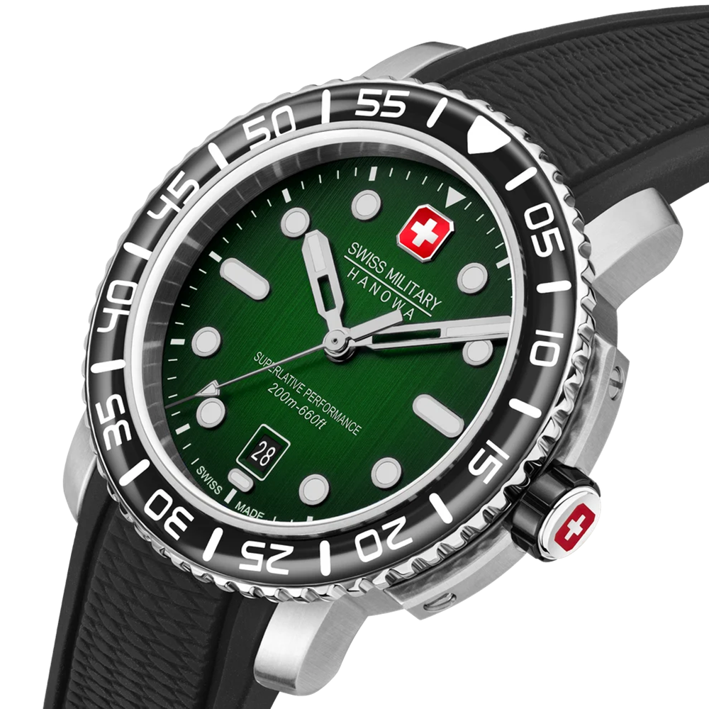 Đồng hồ nam Swiss Military Hanowa BLACK MARLIN SMWGN0001707 44mm