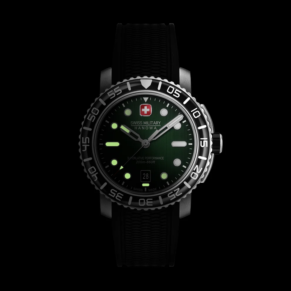Đồng hồ nam Swiss Military Hanowa BLACK MARLIN SMWGN0001707 44mm