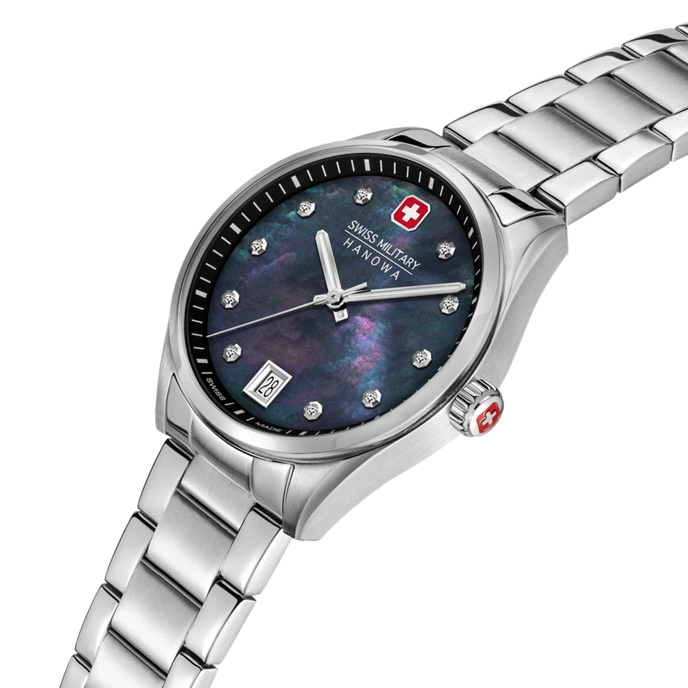 Đồng hồ nữ Swiss Military Hanowa ROADRUNNER LADY SPARKLE SMWLH0005002 35mm
