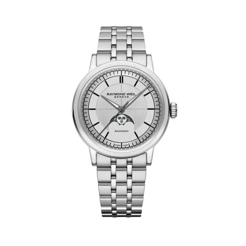 Đồng hồ nam Raymond Weil Millesime Moonphase 2945-ST-65001 39mm