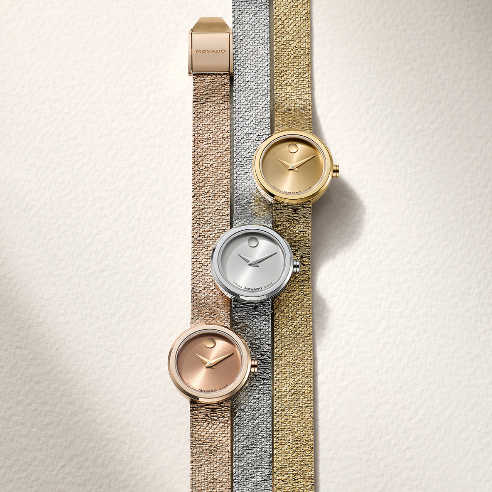 Đồng Hồ Nữ Movado Museum Velura Mini 0607864 21mm