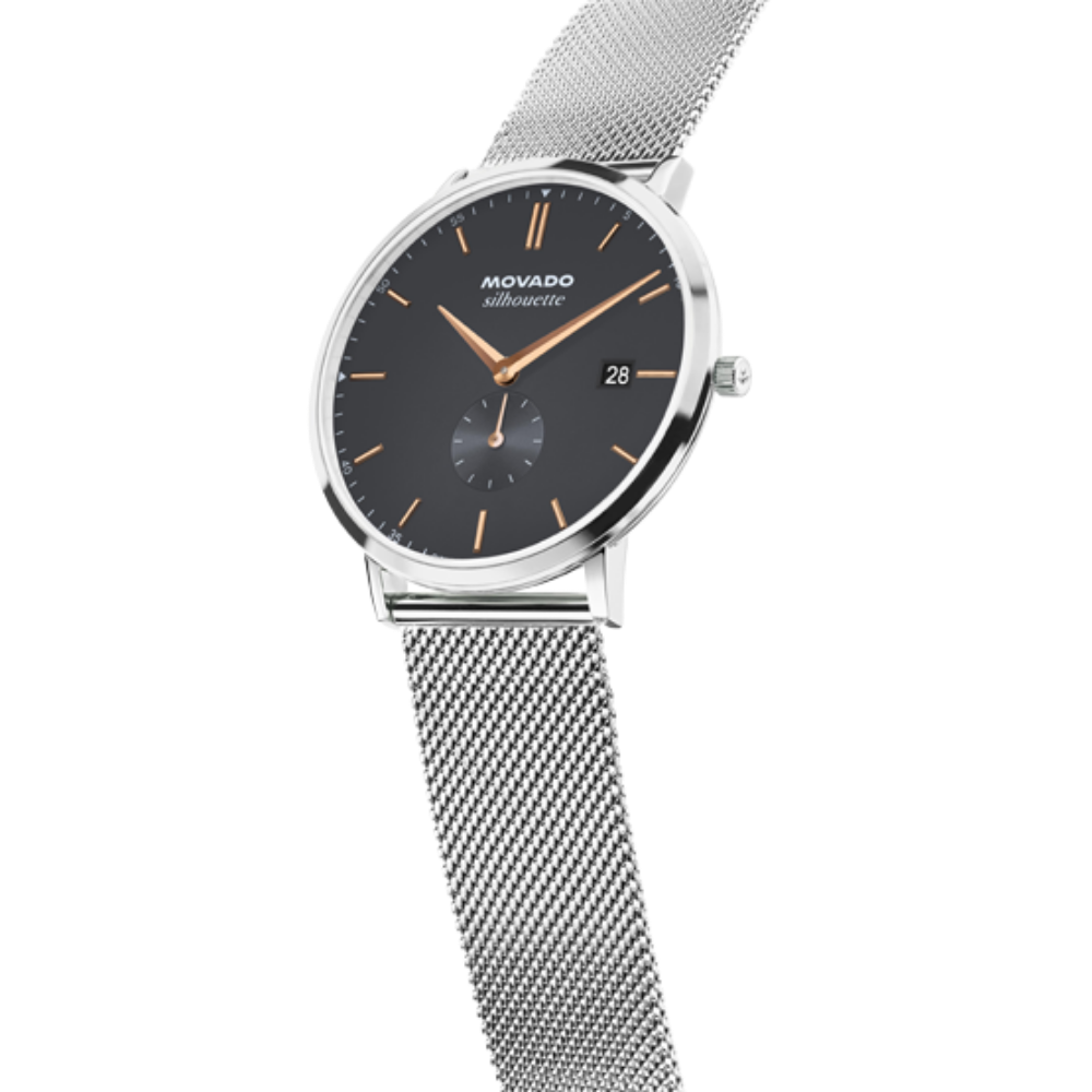 Đồng Hồ Nam Movado Heritage Silhouette 3650220 40mm