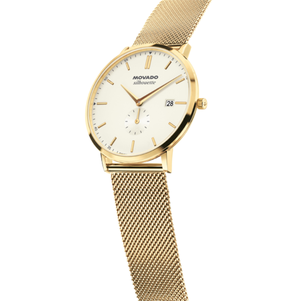 Đồng Hồ Nam Movado Heritage Silhouette 3650221 40mm