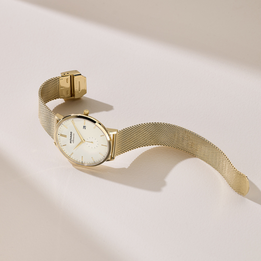 Đồng Hồ Nam Movado Heritage Silhouette 3650221 40mm