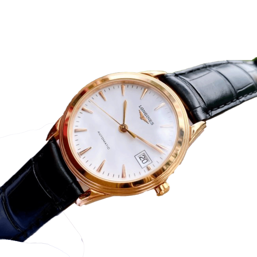 Đồng hồ nam Longines Flagship Automatic 18k Rose Gold L4.774.8.22.2 35.6mm