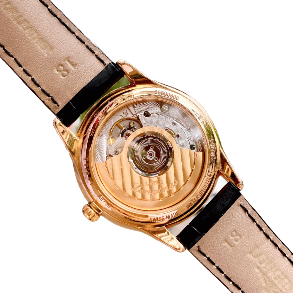 Đồng hồ nam Longines Flagship Automatic 18k Rose Gold L4.774.8.22.2 35.6mm