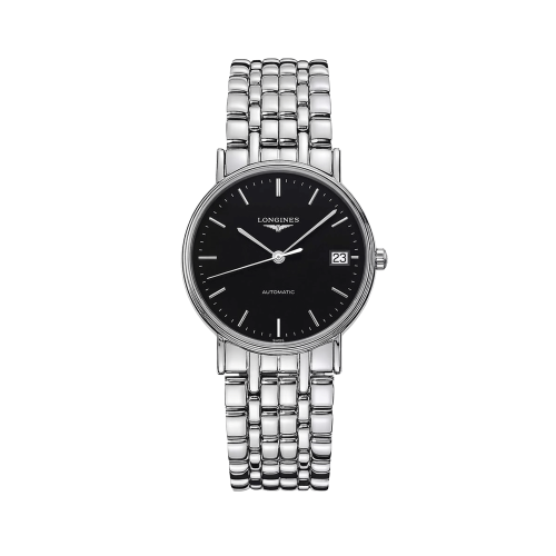Đồng hồ nam Longines Presence Automatic Black Dial L4.821.4.52.6 35mm