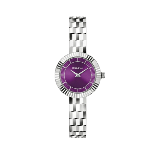 Đồng hồ nữ Bulova Classic Disco Quartz Purple Dial 96L363 26.5mm