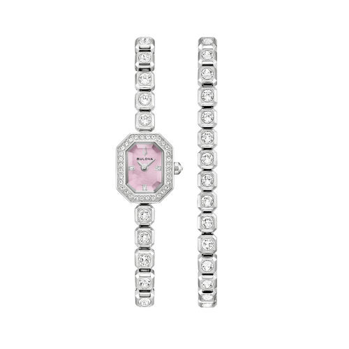 Đồng hồ nữ Bulova 96X168 Crystal Box Set 15mm x 24mm