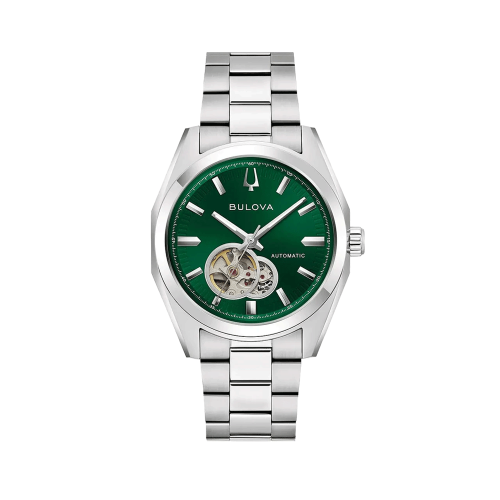Đồng hồ nam Bulova Surveyor Automatic Green Dial 96A349 39mm