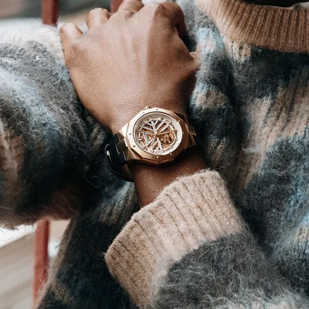 Đồng Hồ Nam Bulova Prestige Automatic Skeleton 97A206 42mm