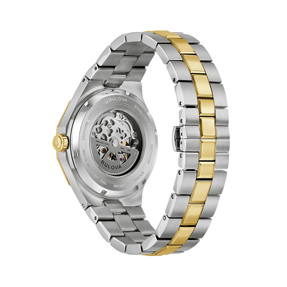 Đồng Hồ Nam Bulova Prestige Automatic Skeleton 98A339 42mm