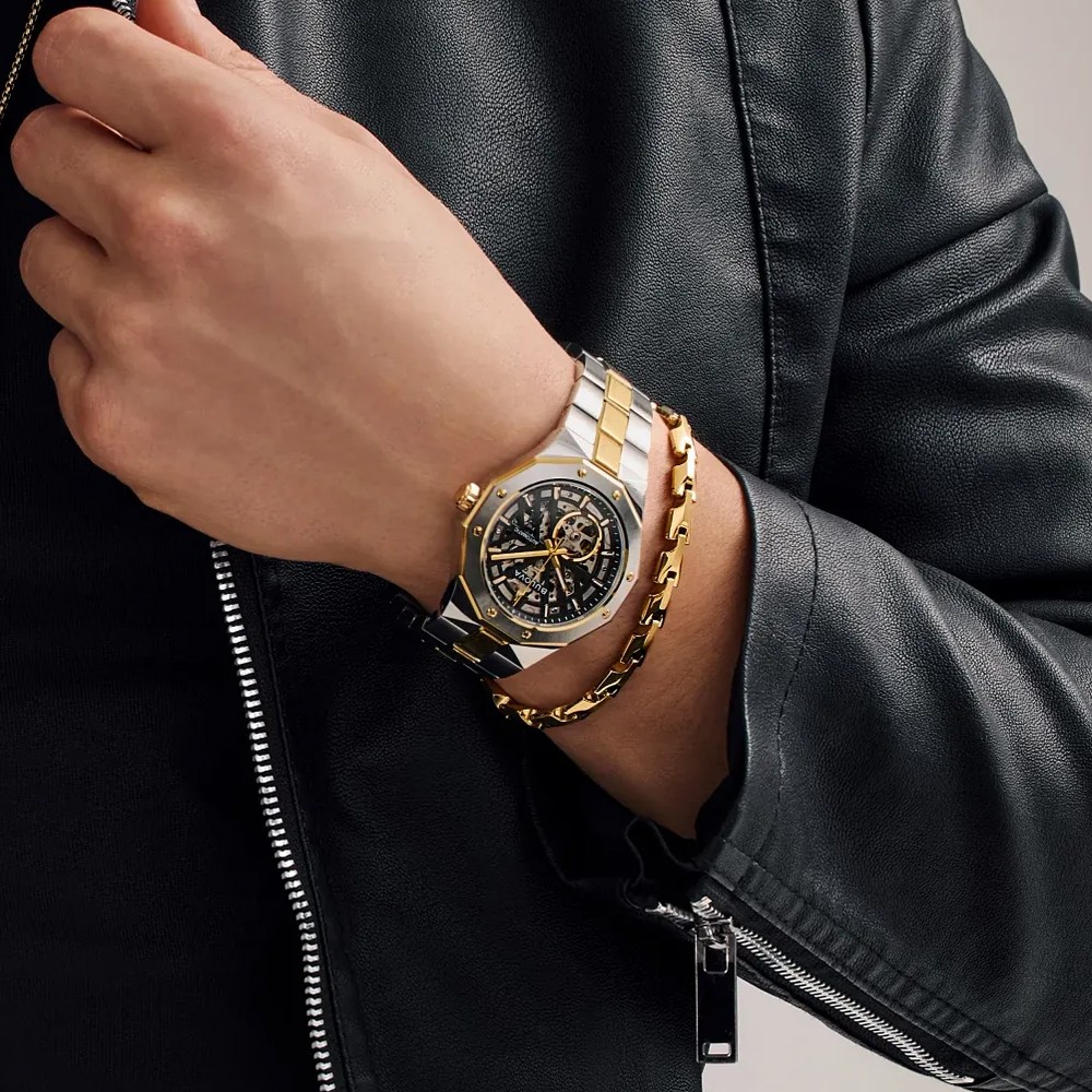 Đồng Hồ Nam Bulova Prestige Automatic Skeleton 98A339 42mm